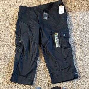 Lee Women Dark Cargo Shorts